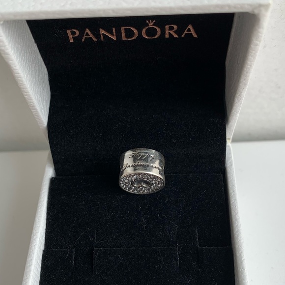 Pandora Pave Anniversary Charm (Happy Anniversary) - Picture 7 of 7